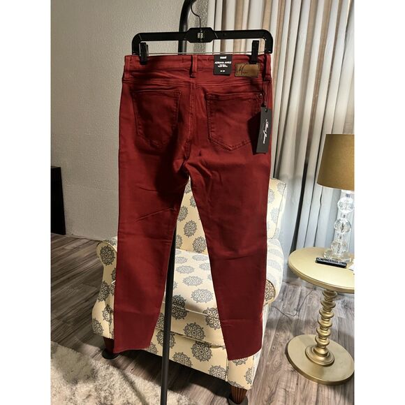 NWT Mavi Adriana Ankle Super Skinny in Spiced Apple Twill size 29 - Picture 11 of 12